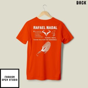 Official Rafael Nadal Merci Rafa 2025 Thank For The Memories T-Shirt