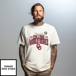Oklahoma Sooners 2025 Ncaa Softball Women’S College World Series T-Shirt