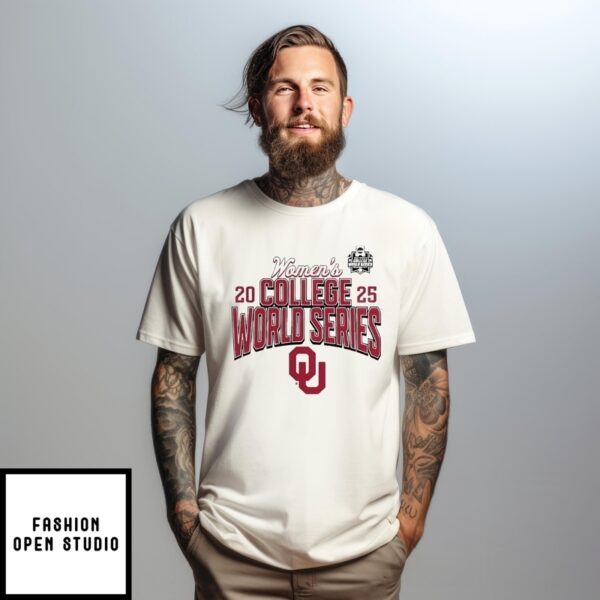 Oklahoma Sooners 2025 Ncaa Softball Women’S College World Series T-Shirt