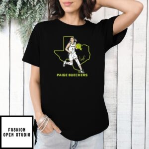 Paige Bueckers State Star Pose Dallas Signature T-Shirt