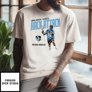 Patrick Hackler Johns Hopkins Lacrosse Illustrated T-Shirt