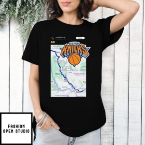 Paul Pierce Status Map New York Knicks Logo T-Shirt