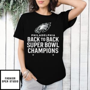 Philadelphia Back To Back Super Bowl Champions T-Shirt