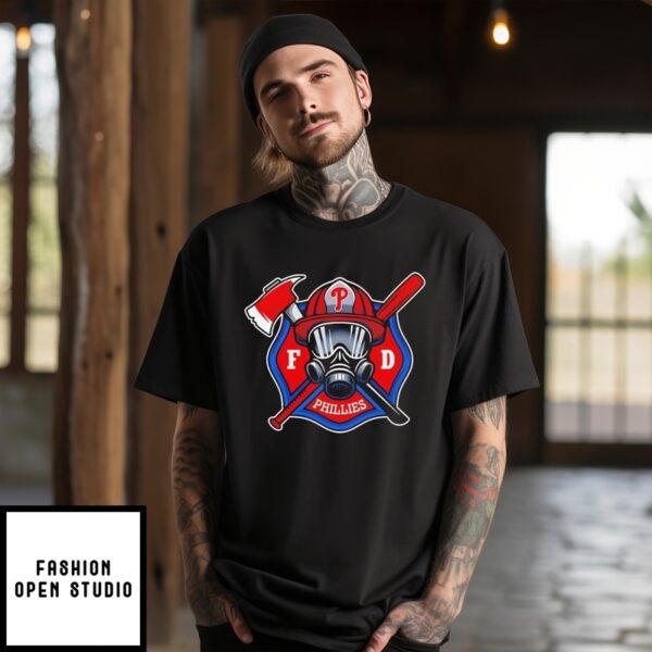 Phillies Firefighter-Themed Fd T-Shirt