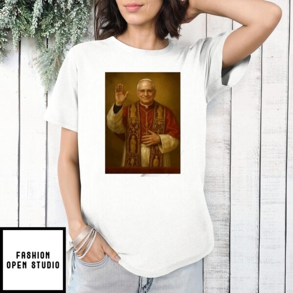 Pope Leo Xiv Portrait Art T-Shirt