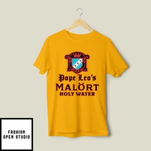 Pope Leo’S Malort Holy Water T-Shirt