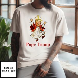 Pope Trump 2025 Caricature T-Shirt