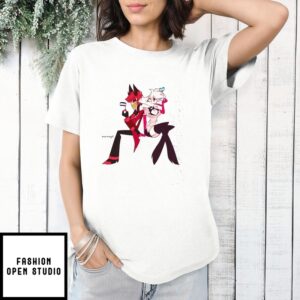 Radiodust Pride Hazbin Hotel Alastor Angel Dust T-Shirt