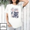 Red White And Feral 4Th Of July Hotdog Raccoon Merica Independence Day T-Shirt