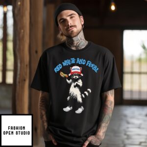 Red White And Feral Merica T-Shirt