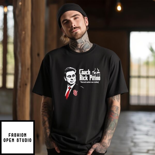 Rick Pitino Collection Stock Market St. John’S Red Storm Illustrated T-Shirt