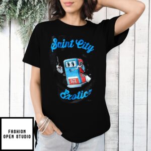 Saint City Exoticz Gasoline Pump T-Shirt