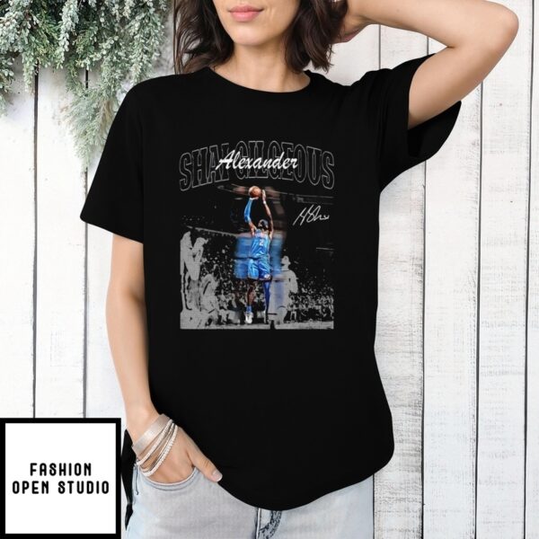 Shai Gilgeous Alexander Oklahoma Basketball Signature Vintage T-Shirt