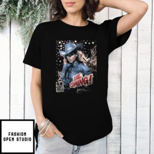 She’s Coming Today Don’t Miss It Beyoncé Cowboy Carter T-Shirt
