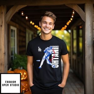 Shohei Ohtani Los Angeles Dodgers Electric Moments T-Shirt
