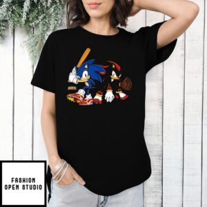 Sonic And Shadow An Ambassador For The 2025 Wbsc U-12 Baseball World Cup T-Shirt