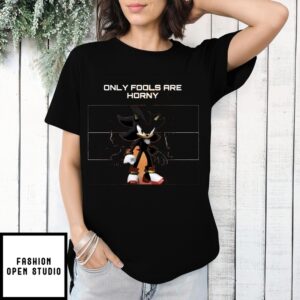 Sonic Shadow The Hedgehog Only Fools Are Horny T-Shirt
