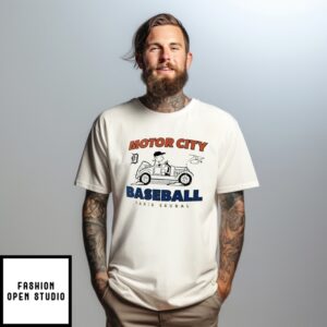 Tarik Skubal Detroit Tigers Motor City Baseball Signature T-Shirt
