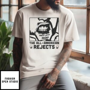 The All American Rejects Dirty Little Secret Lip Tattoo T-Shirt
