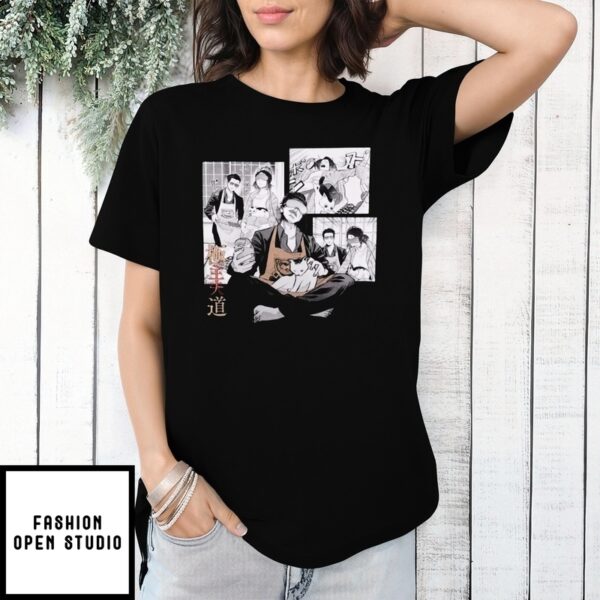 The Way Of The Househusband Tatsu Cat Manga Panels T-Shirt