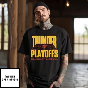 Thunder Playoffs Oklahoma City Basketball 2025 T-Shirt