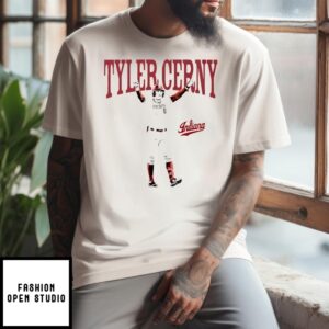 Tyler Cerny Indiana Baseball Illustrated T-Shirt