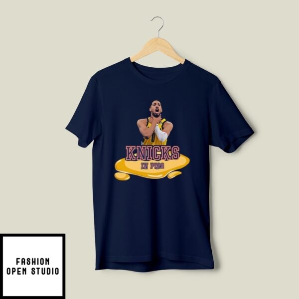Tyrese Haliburton Choke Knicks In Piss T-Shirt