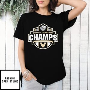 Vanderbilt Commodores 2025 Sec Baseball Conference Tournament Champions T-Shirts