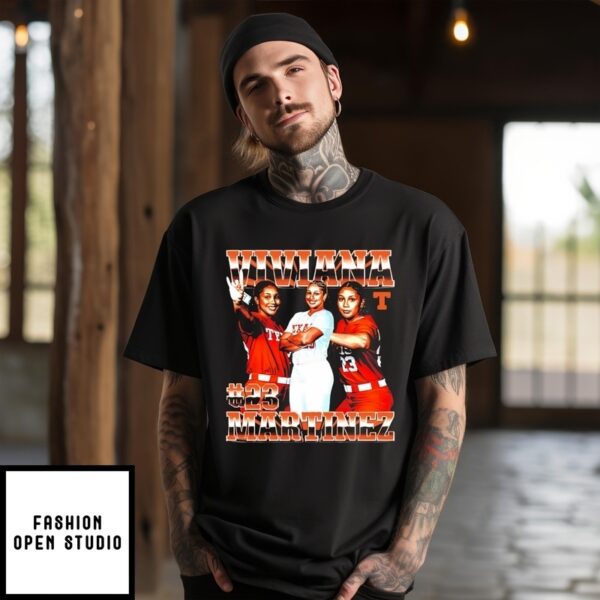 Viviana Martinez Texas Softball Player Collage T-Shirt
