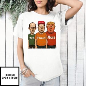 Waste Fraud Abuse Trump Caricature T-Shirt
