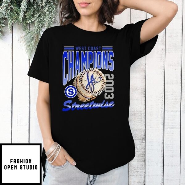 West Coast Champions Streetwise 2003 T-Shirt