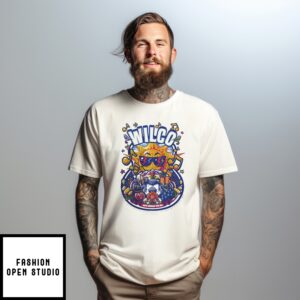 Wilco South American Tour 2025 Gig Poster For Sao Paulo Brazil Uruguay Argentina And Chile The Sun Artwork T-Shirt