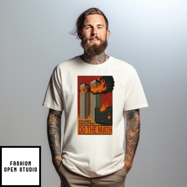 2 Planes 3 Buildings Do The Math Vintage T-Shirt
