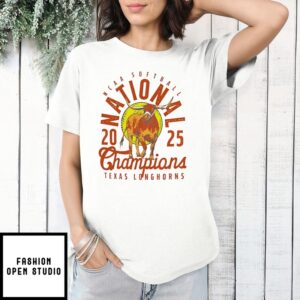 2025 Ncaa Softball Women’S College World Series Champions Texas Longhorns T-Shirt