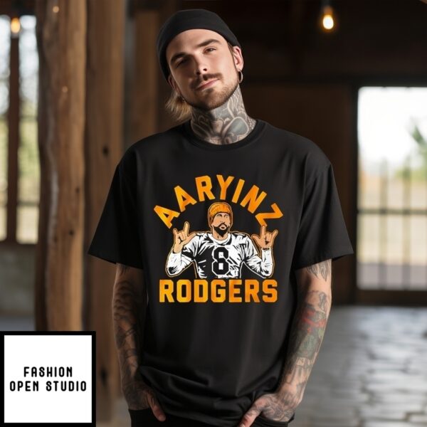Aaron Rodgers Aaryinz Pittsburgh Steelers Caricature T-Shirt