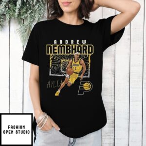 Andrew Nembhard Indiana Pacers Shattered T-Shirt