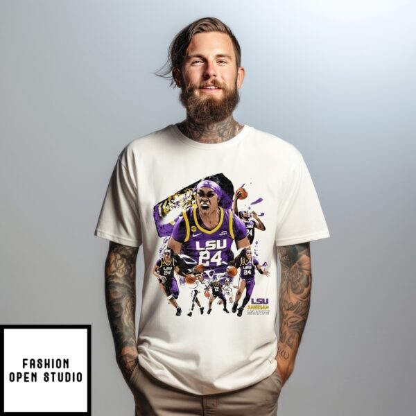 Aneesah Morrow Players Lsu Tigers Graphic T-Shirt