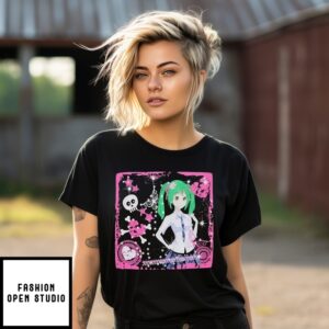 Anime Girl Bling T-Shirt