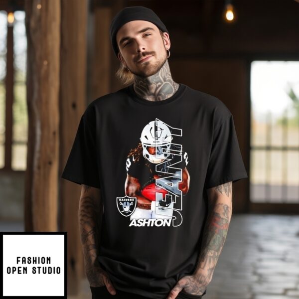 Ashton Jeanty Player Las Vegas Raiders Graphic T-Shirt