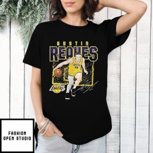 Austin Reaves Los Angeles Lakers Shattered T-Shirt