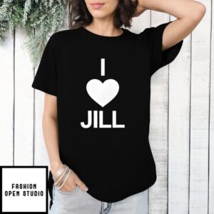 Ben Starr Wearing I Love Jill T-Shirt