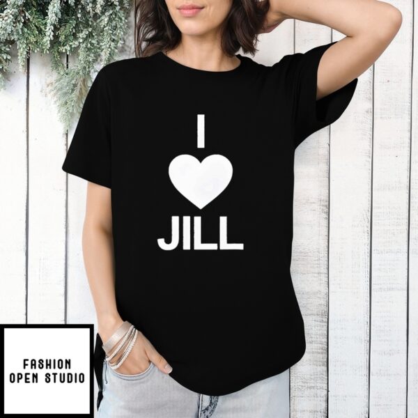 Ben Starr Wearing I Love Jill T-Shirt