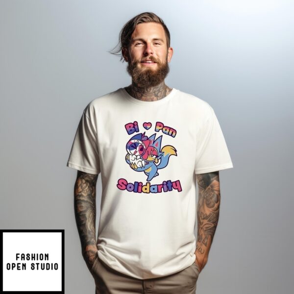 Bi Love Pan Solidarity T-Shirt