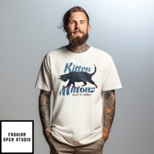 Black Cat Kitten Mittens You’Ll Be Smitten T-Shirt