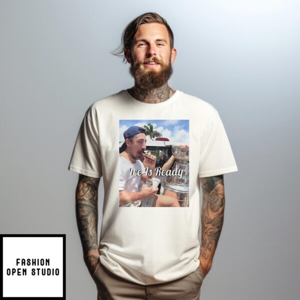Brad Marchand Smoking Cigar Ice Is Ready T-Shirt