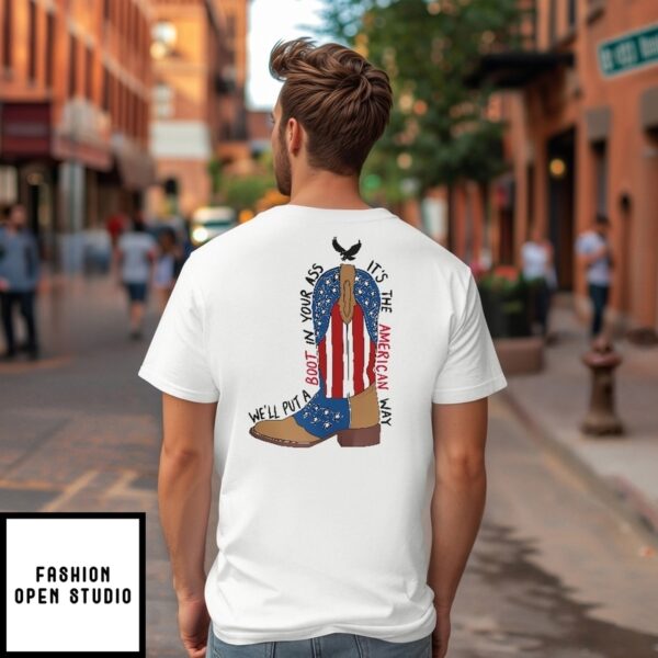 Brought To You Courtesy Of The Red White & Blue T-Shirt