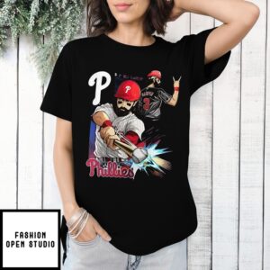 Bryce Harper Philadelphia Phillies Anime Player T-Shirt