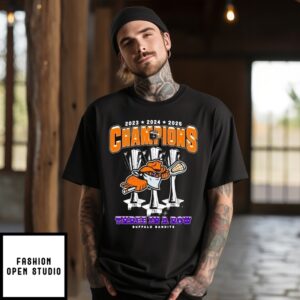 Buffalo Bandits 3 In A Row National Champions 2025 T-Shirt