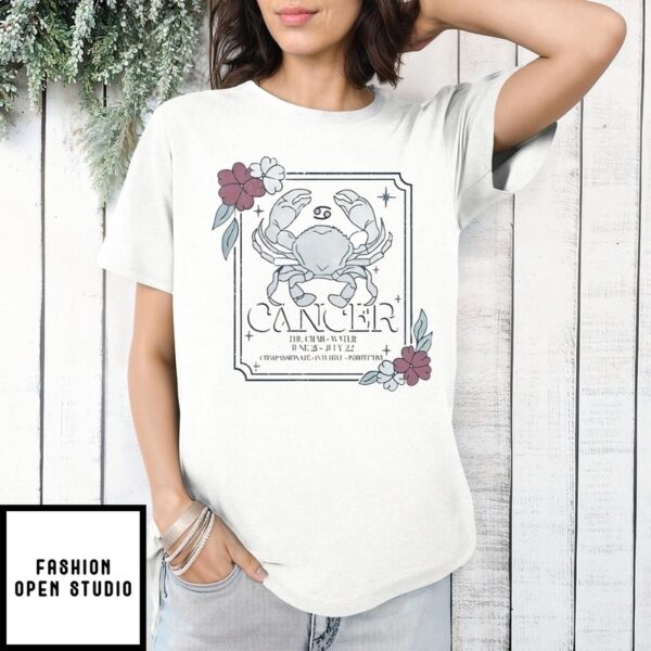 Cancer The Crab Tarot Card T-Shirt