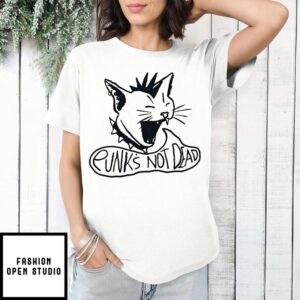 Cat Punk’S Not Dead T-Shirt